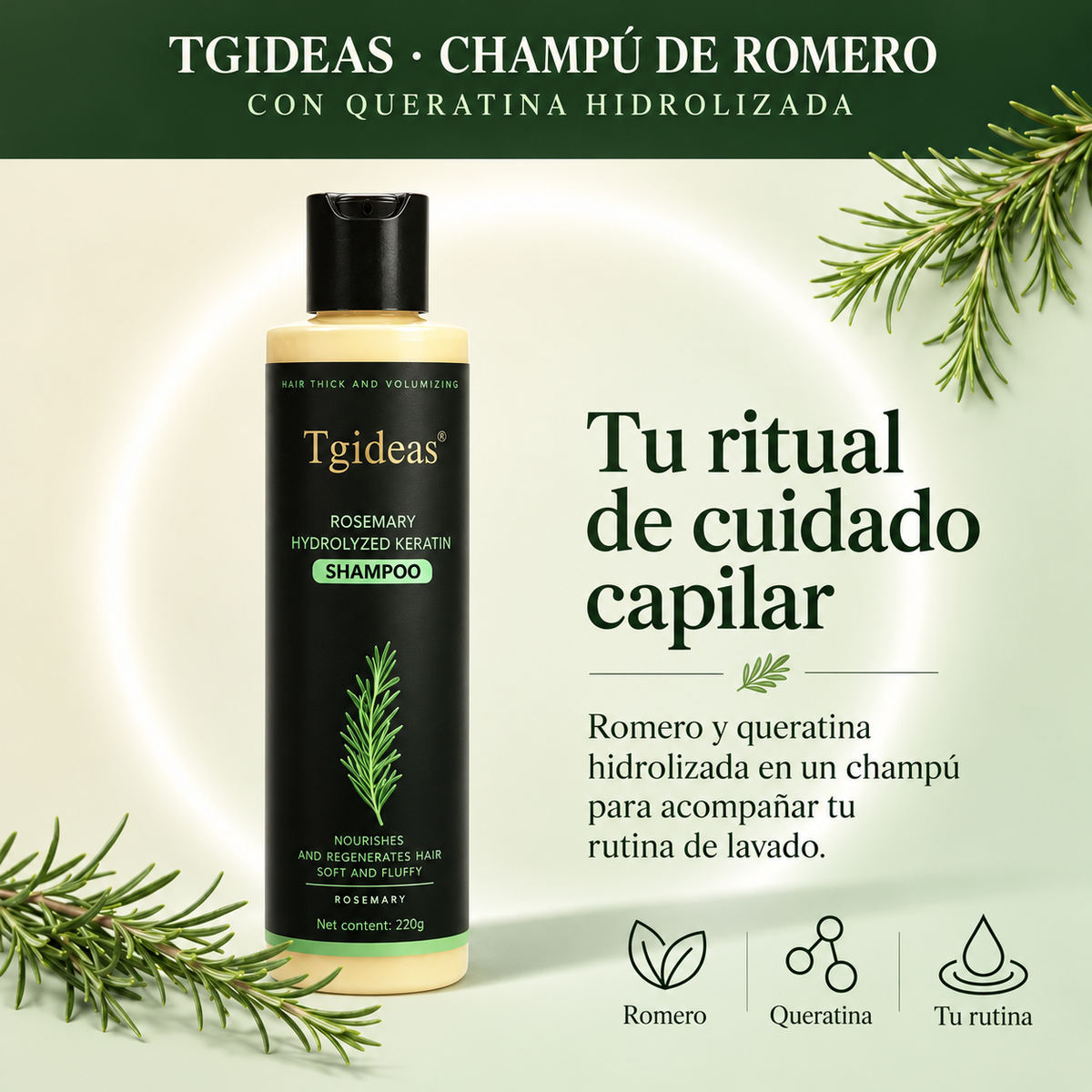 Champú de Romero Anticaída by Omnentials
