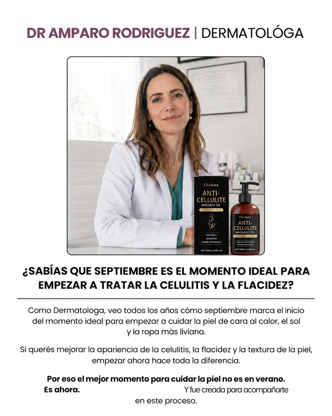DERMODELUXE – Emulsión Corporal Anticelulitis, Antiflacidez y Efecto Drenante