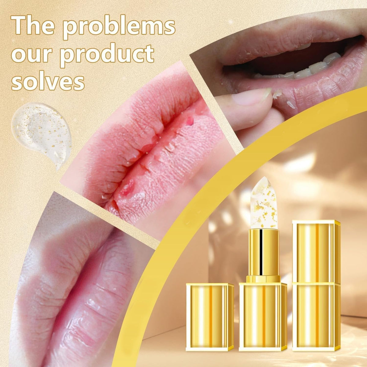 ✨Labial Cambiante a Prueba de Transferencias💄Alquimia de Color Cristalina 💋 ¡Se Tintea Automáticamente al Contacto!