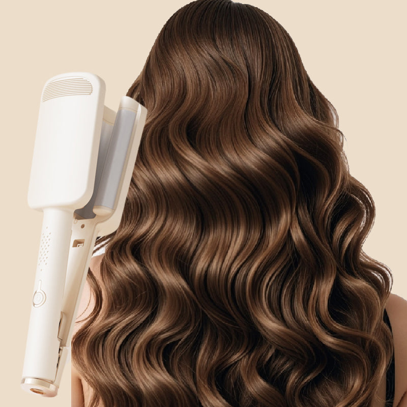 ✨ Rizador de Ondas de 32 mm – Rizos Grandes y con Movimiento, 4 Niveles de Temperatura Ajustables y Cuidado con Iones Negativos – Peinado de Salón en Casa 💇‍♀️