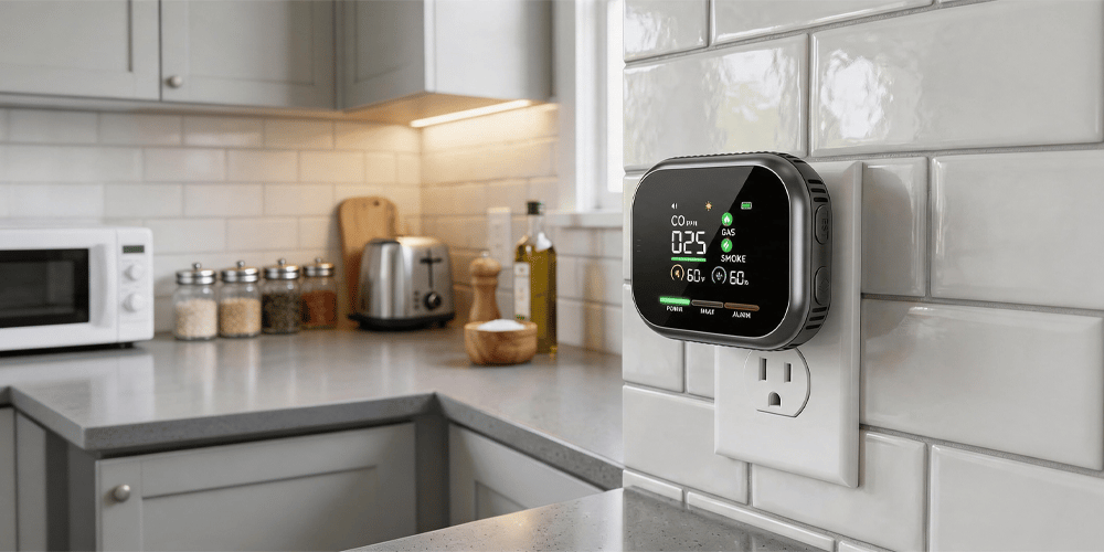 Aless™  6-in-1 Combustible Gas Detector