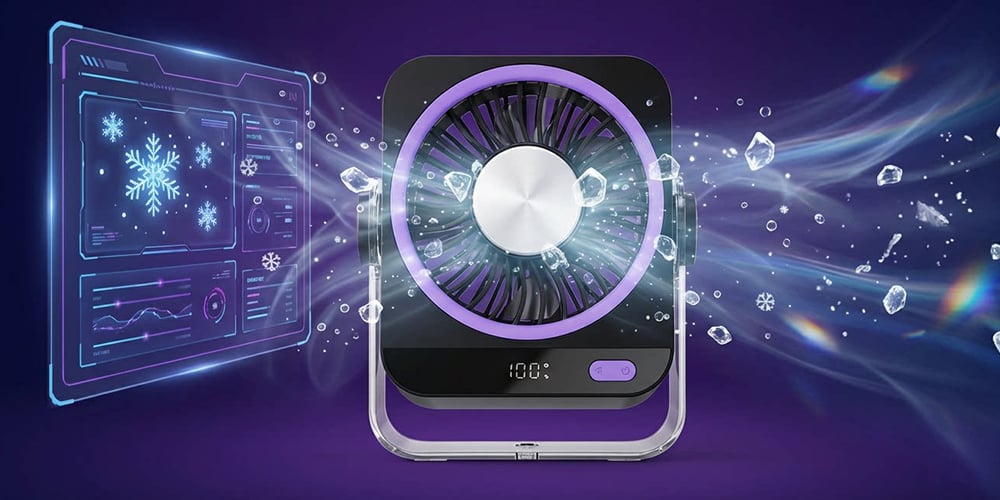 Aless™ New Semiconductor Cooling Desktop Fan