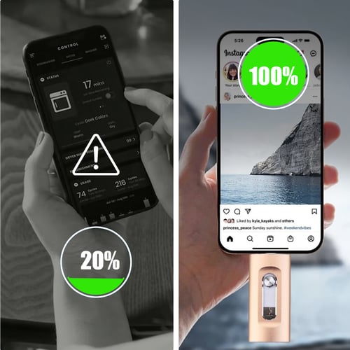 News 3-in-1 High-Capacity USB Drive with Fingerprint Security